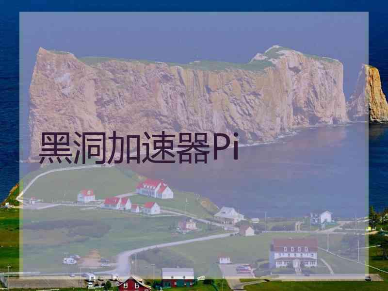 黑洞加速器Pi