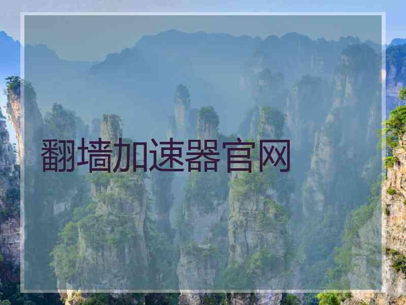 翻墙加速器官网