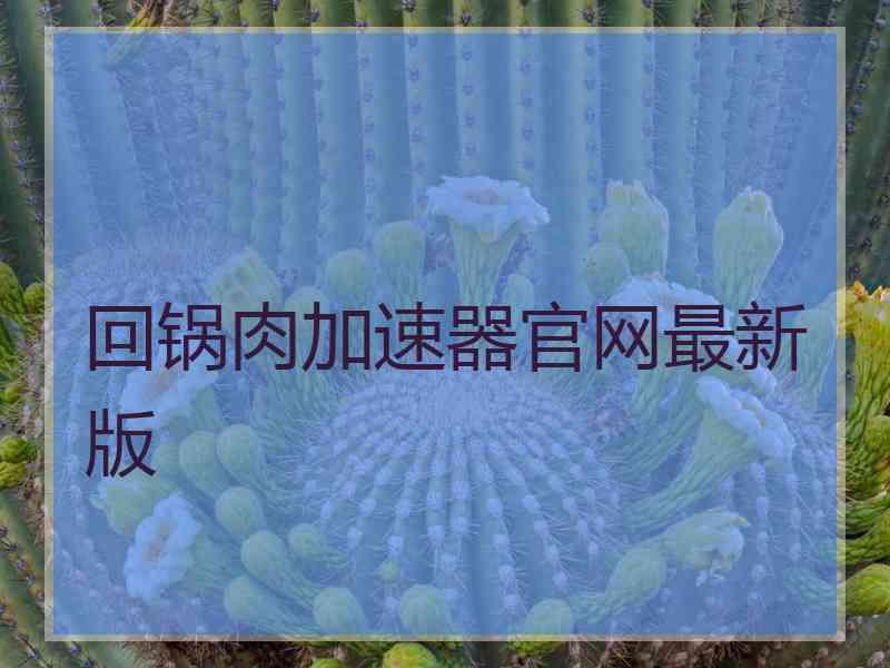 回锅肉加速器官网最新版