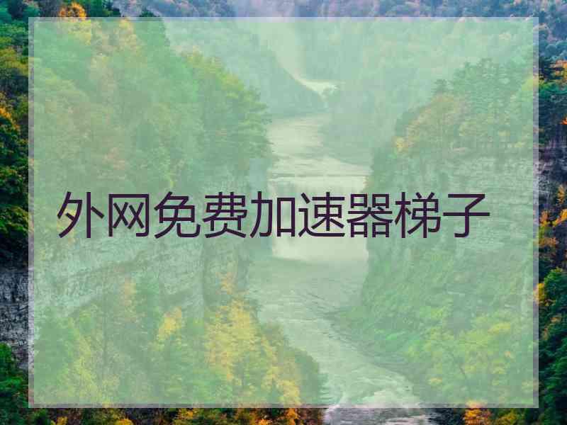 外网免费加速器梯子
