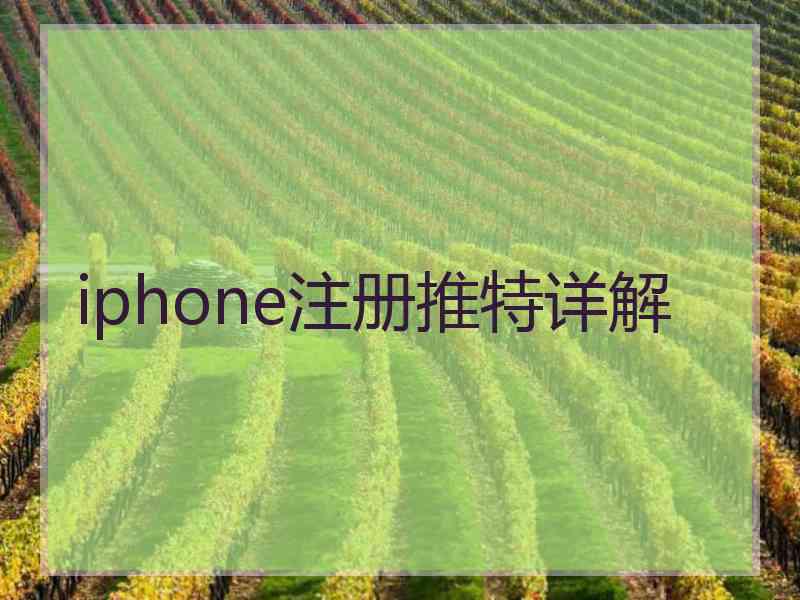 iphone注册推特详解