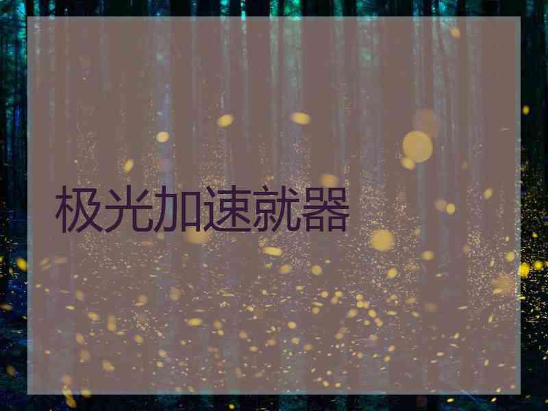 极光加速就器