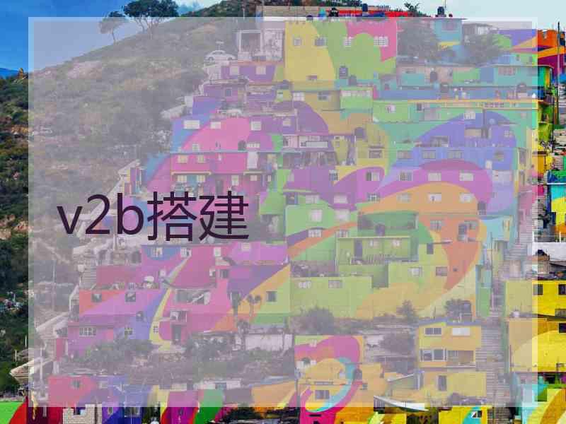 v2b搭建