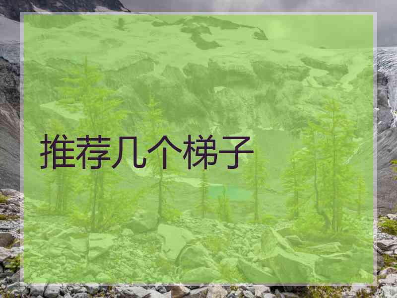推荐几个梯子