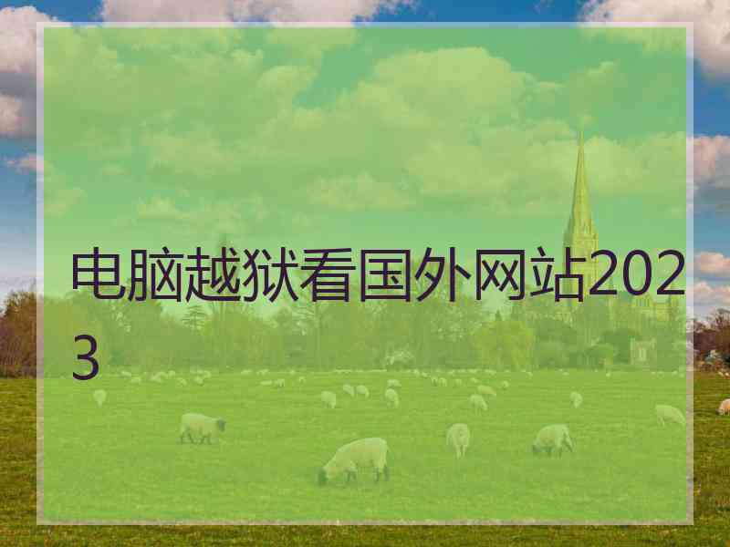 电脑越狱看国外网站2023