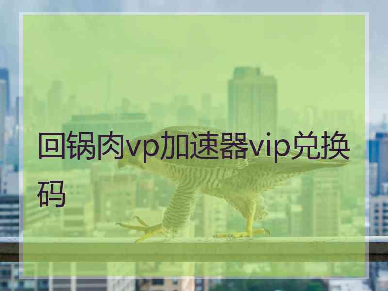 回锅肉vp加速器vip兑换码