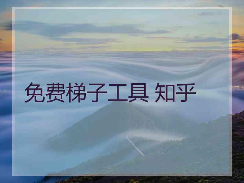 免费梯子工具 知乎