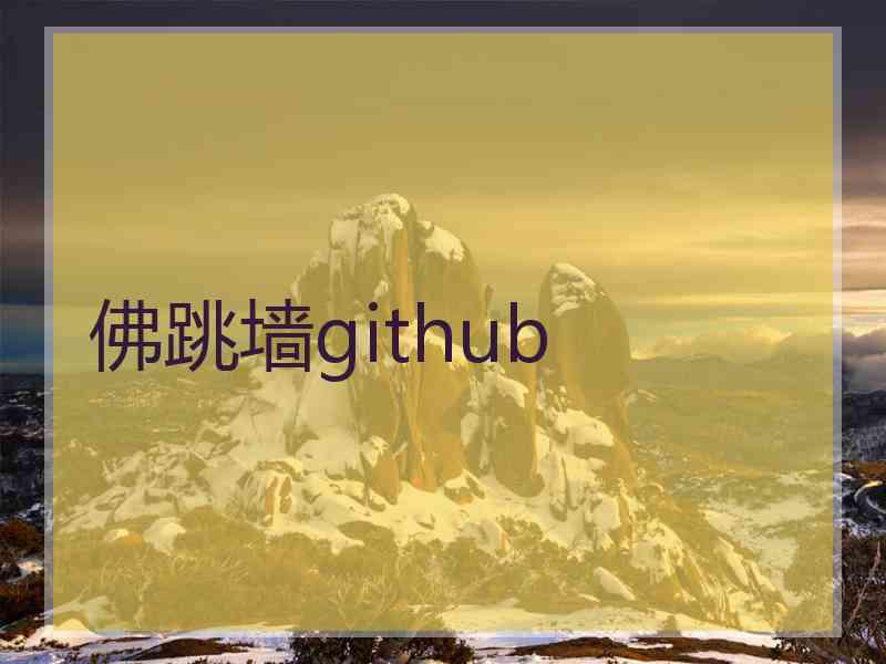 佛跳墙github