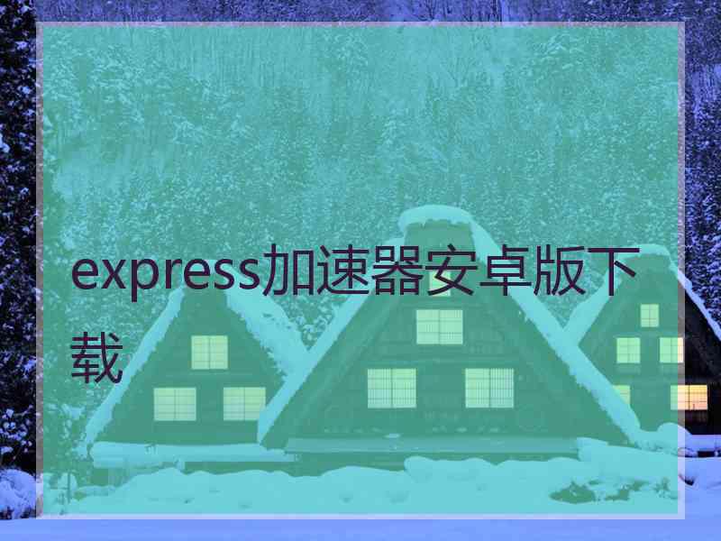 express加速器安卓版下载