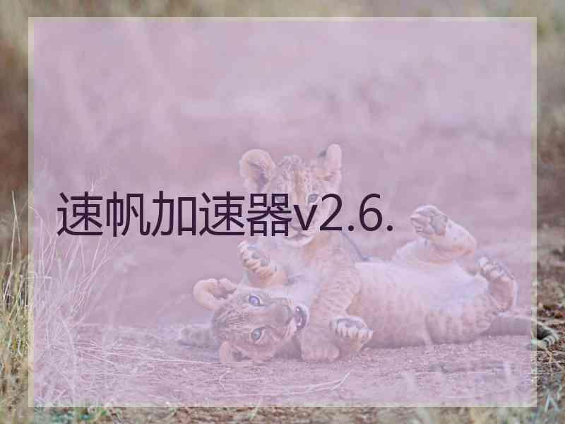 速帆加速器v2.6.