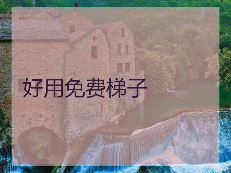 好用免费梯子