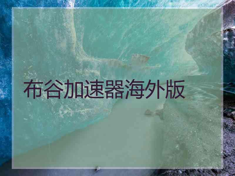 布谷加速器海外版