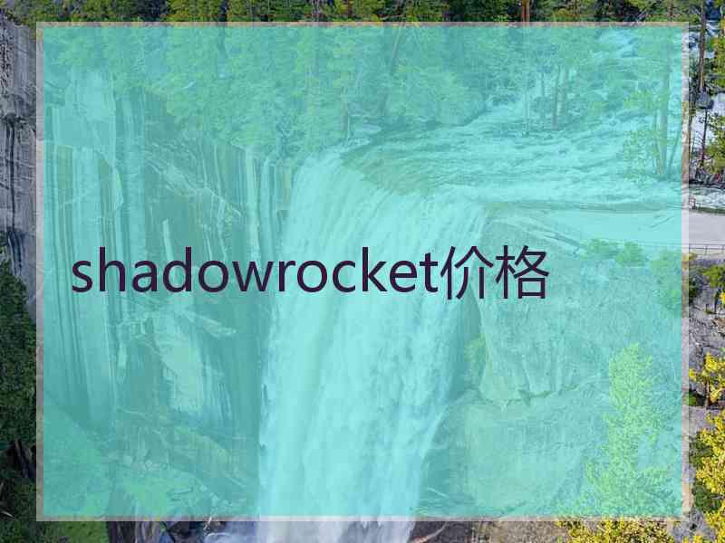 shadowrocket价格