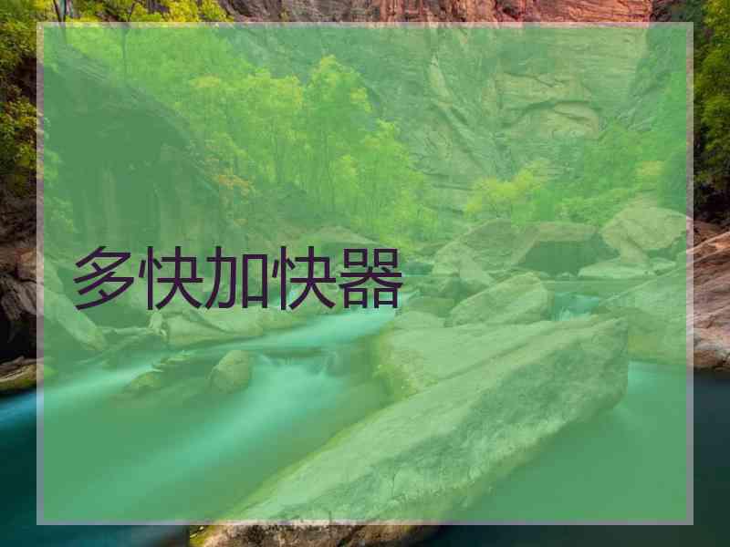 多快加快器