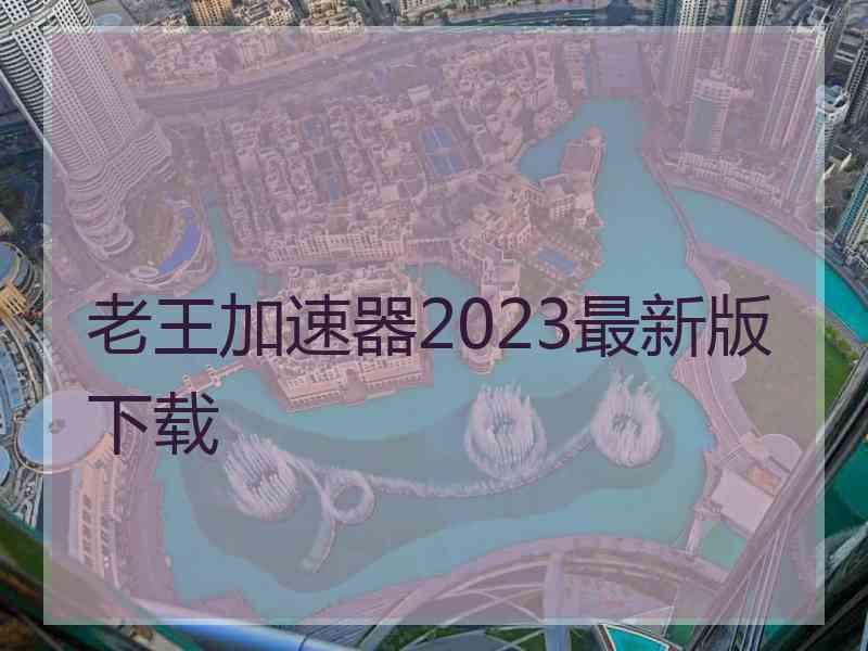 老王加速器2023最新版下载