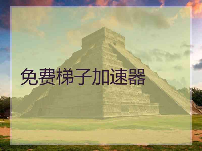 免费梯子加速器