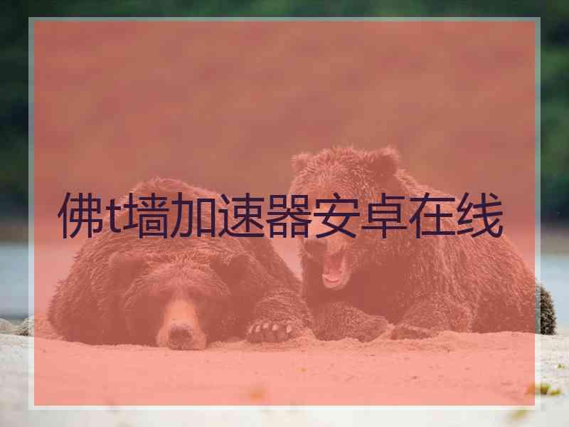 佛t墙加速器安卓在线
