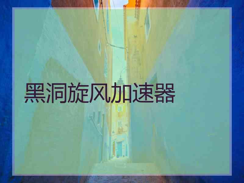 黑洞旋风加速器