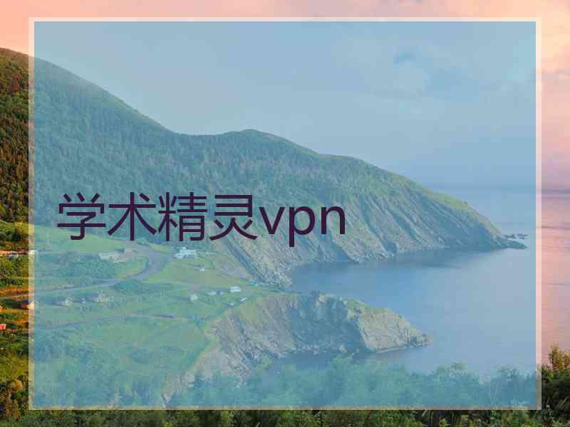 学术精灵vpn