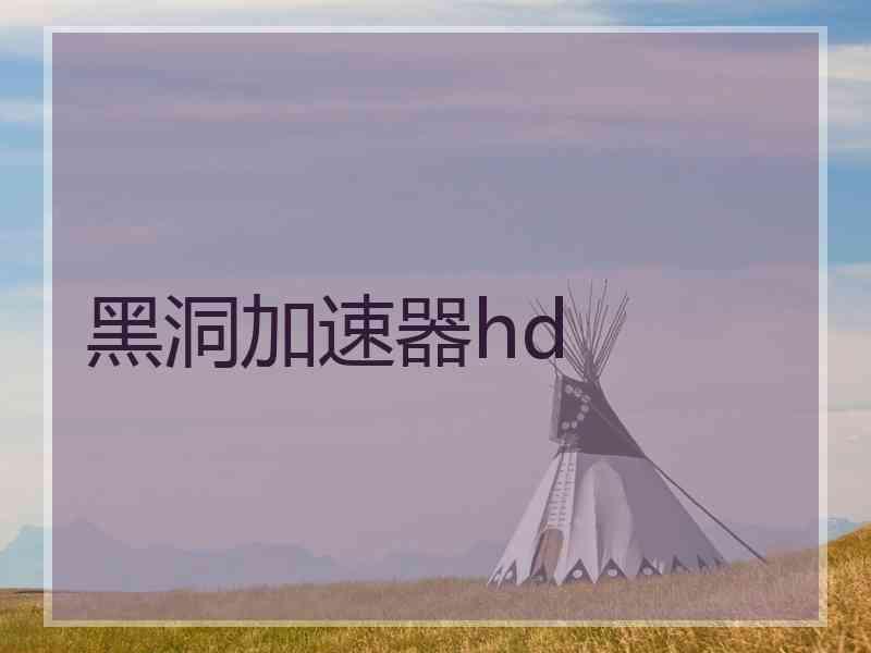 黑洞加速器hd