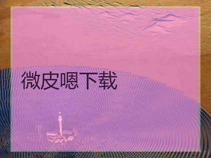 微皮嗯下载