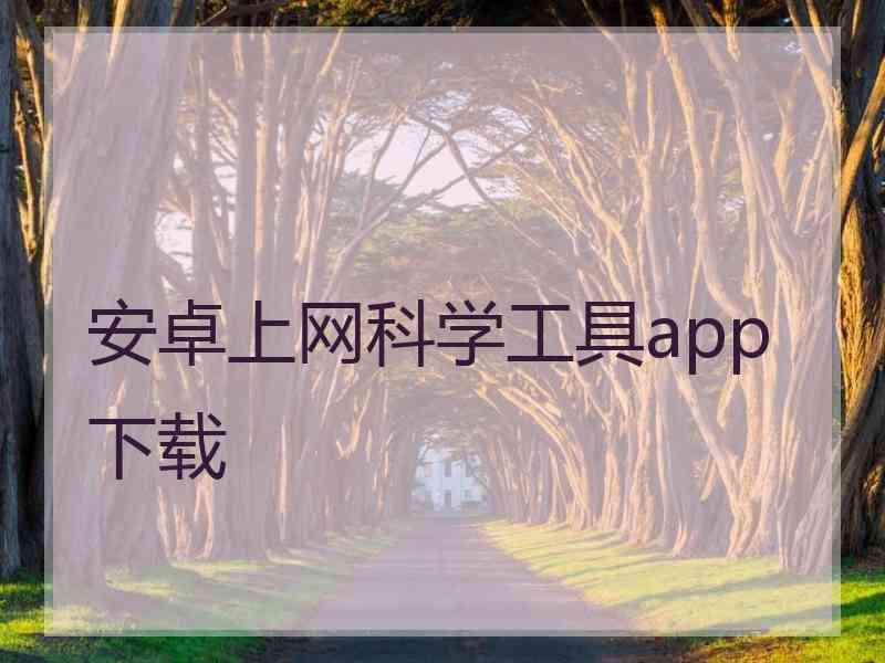 安卓上网科学工具app下载