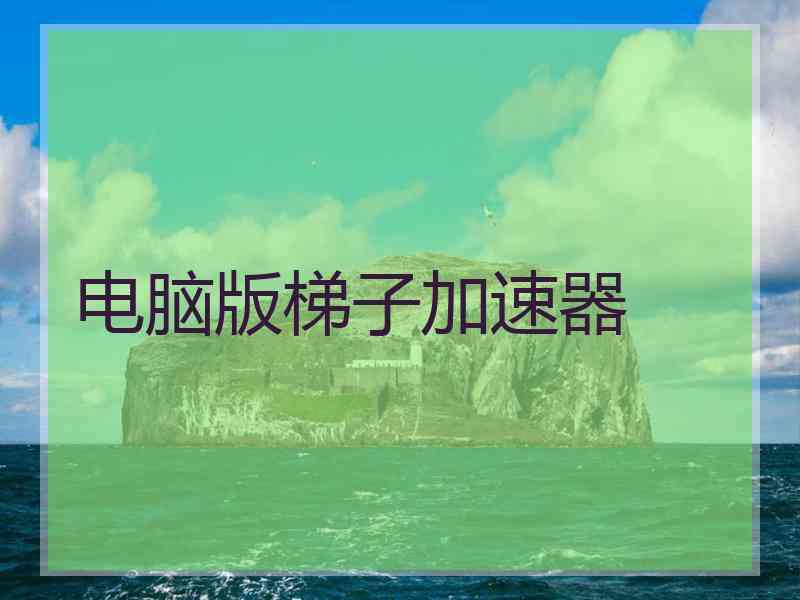 电脑版梯子加速器