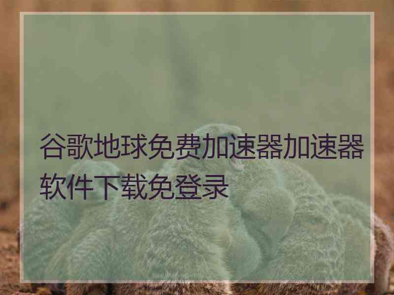 谷歌地球免费加速器加速器软件下载免登录