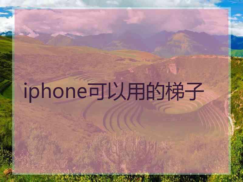 iphone可以用的梯子