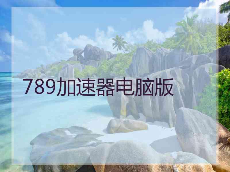 789加速器电脑版