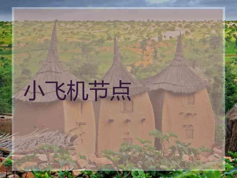 小飞机节点