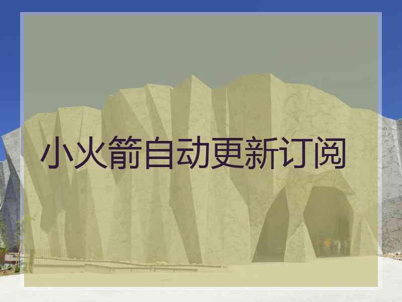 小火箭自动更新订阅