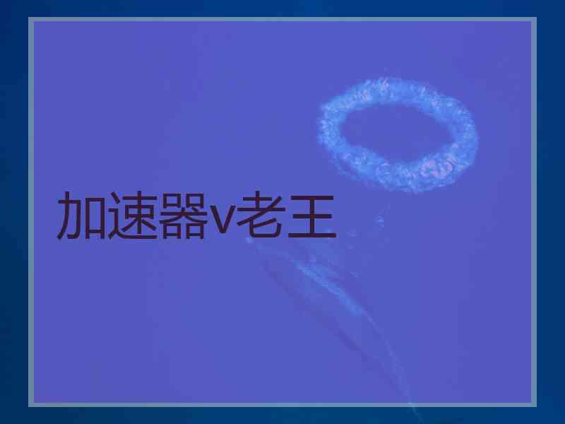 加速器v老王
