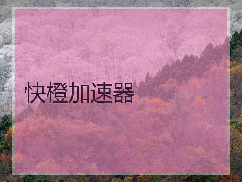 快橙加速器