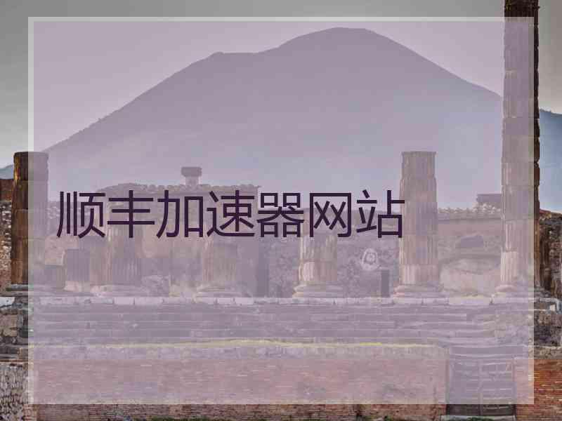 顺丰加速器网站