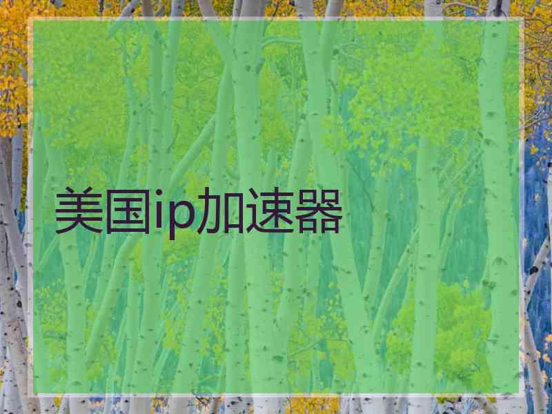 美国ip加速器