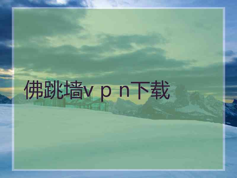 佛跳墙v p n下载