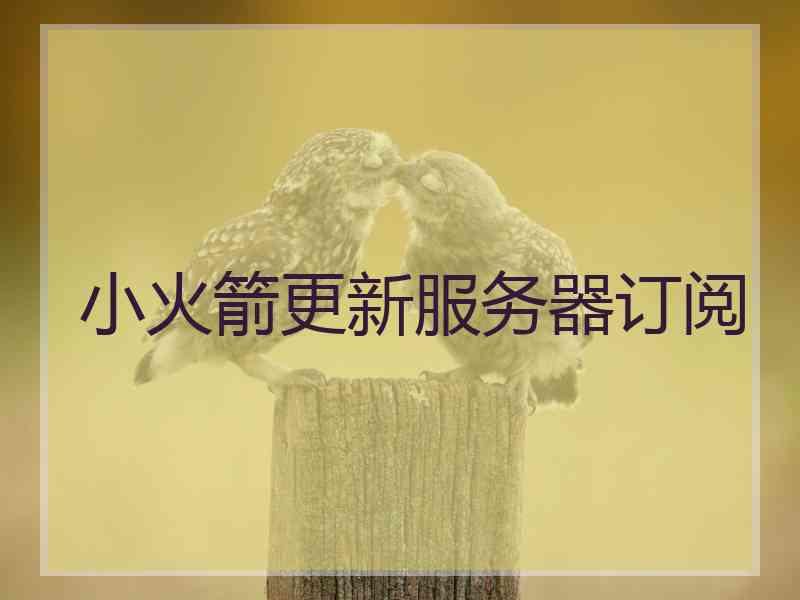 小火箭更新服务器订阅