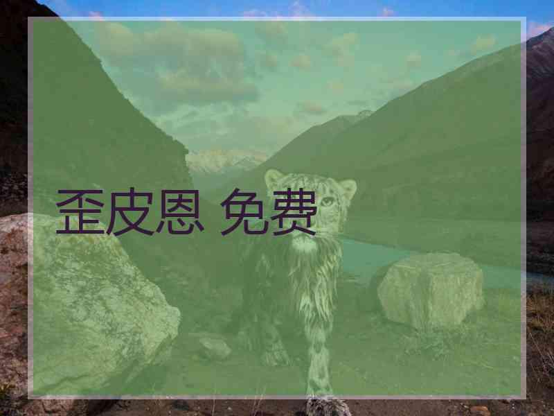 歪皮恩 免费
