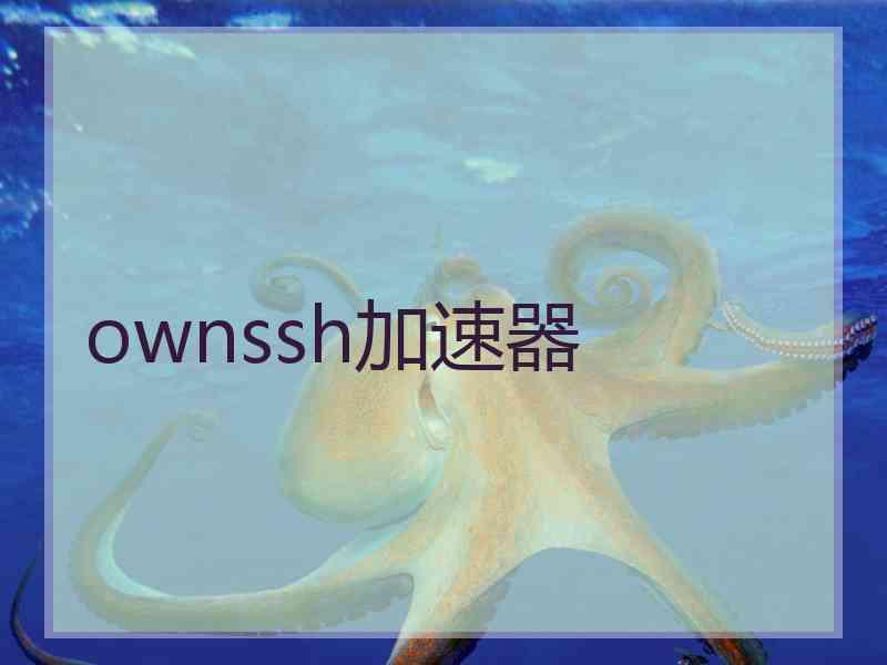 ownssh加速器
