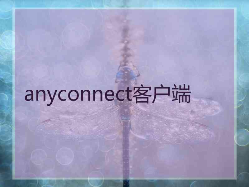 anyconnect客户端
