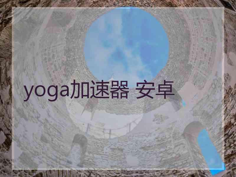 yoga加速器 安卓