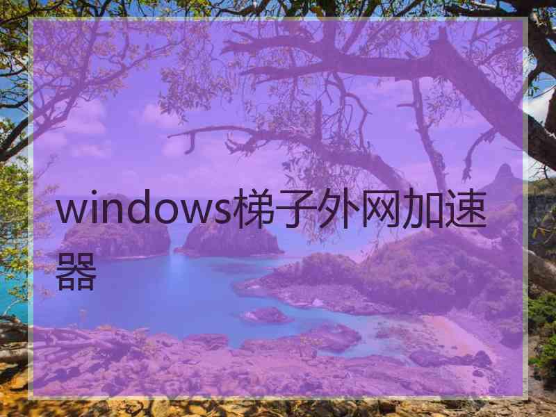 windows梯子外网加速器