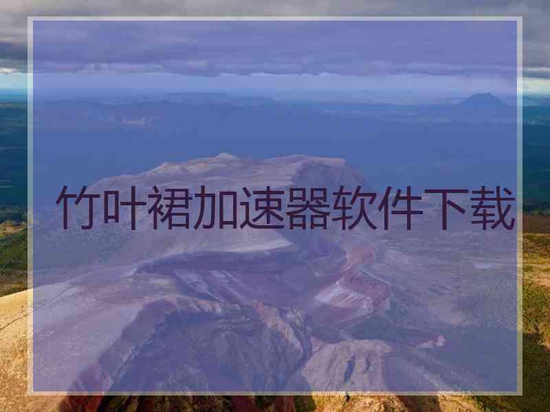 竹叶裙加速器软件下载