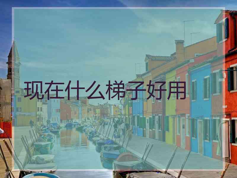 现在什么梯子好用