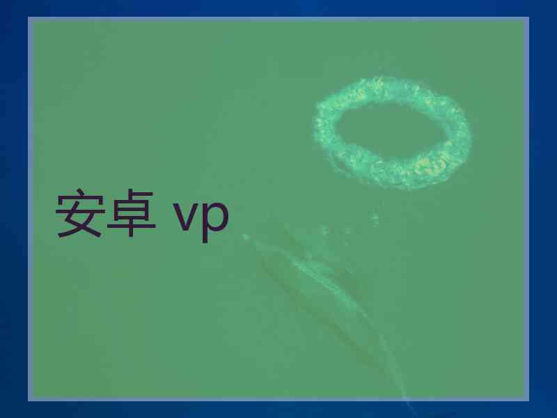 安卓 vp