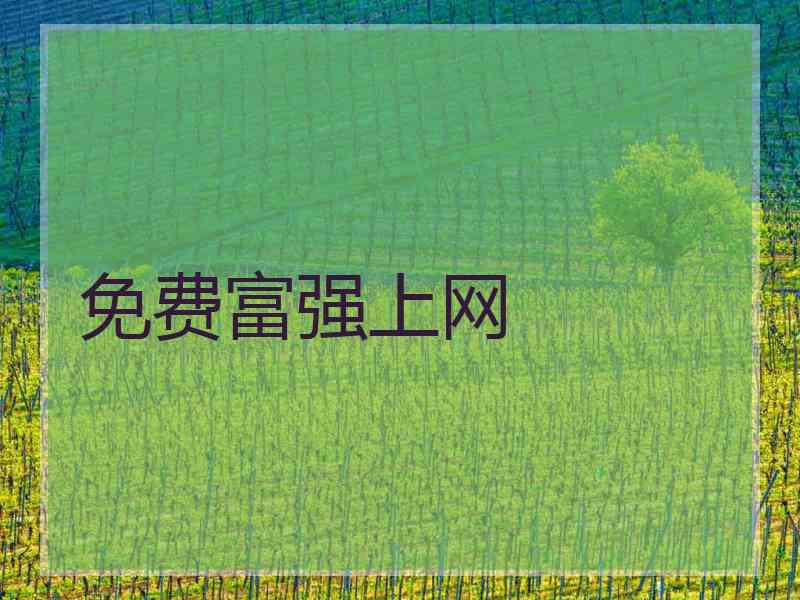 免费富强上网