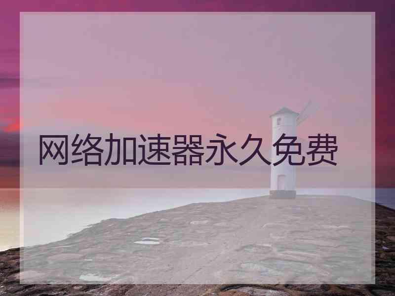 网络加速器永久免费