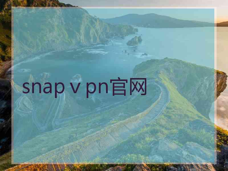 snapⅴpn官网